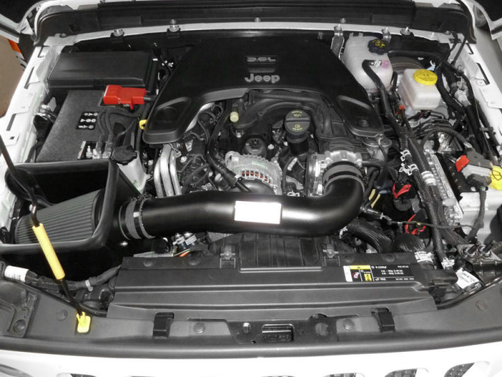 K&N 2018 Jeep Wrangler JL V6-3.6L F/I Blackhawk Performance Intake Kit (No Jeep Grand Cherokee) - Bull Strap