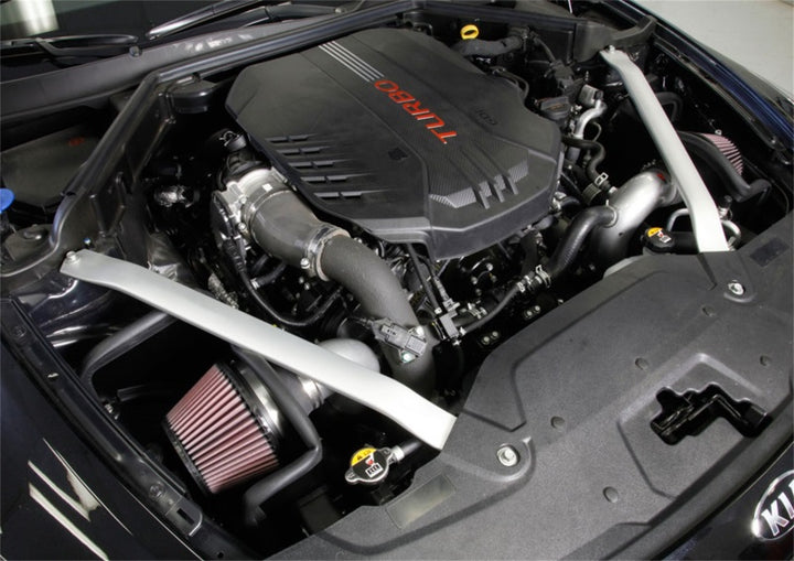 K&N 2018 Kia Stinger 3.3L Turbo Typhoon Air Intake - Bull Strap