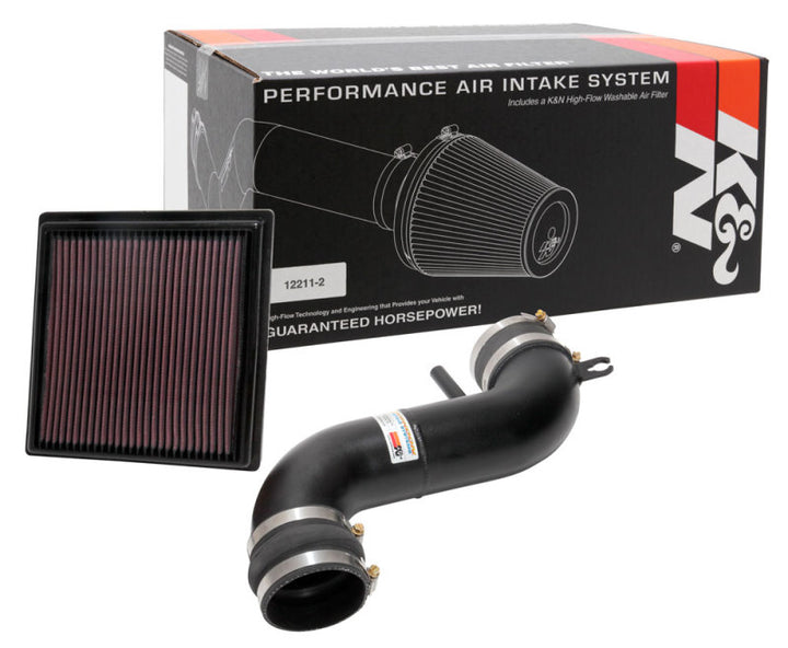 K&N 2018 Toyota Camry 3.5L Typhoon Air Intake - Bull Strap