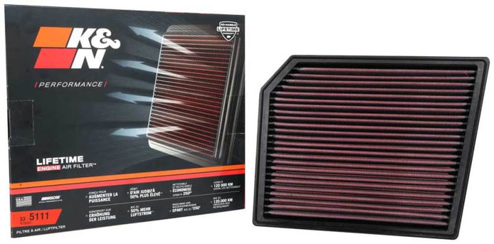 K&N 2019 BMW X2 M35 L4-2.0L F/I Replacement Air Filter - Bull Strap