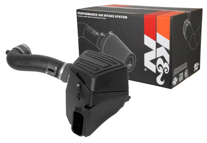 K&N 2019 Chevrolet / GMC 1500 V8-5.3/6.2L F/I AirCharger Performance Intake - Bull Strap