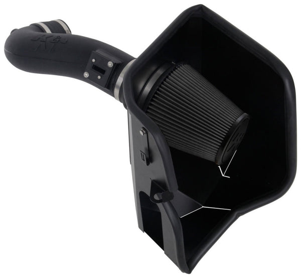 K&N 2019+ Chevrolet Silverado 1500 V8 6.2L Performance Air Intake System - Bull Strap