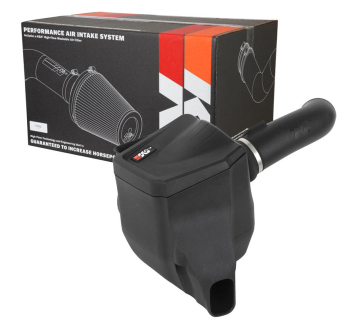 K&N 2020+ Chevrolet Silverado 2500/3500 V8-6.6L DSL Performance Intake System - Bull Strap