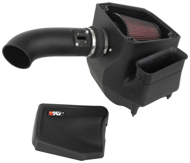 K&N 2020+ Chevrolet Silverado 2500/3500 V8-6.6L DSL Performance Intake System - Bull Strap