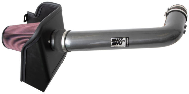 K&N 2020 Ford F250/350 6.2L V8 High Flow Performance Intake Kit - Bull Strap