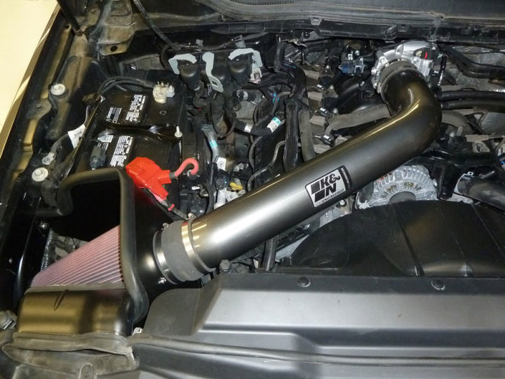 K&N 2020 Ford F250/350 6.2L V8 High Flow Performance Intake Kit - Bull Strap