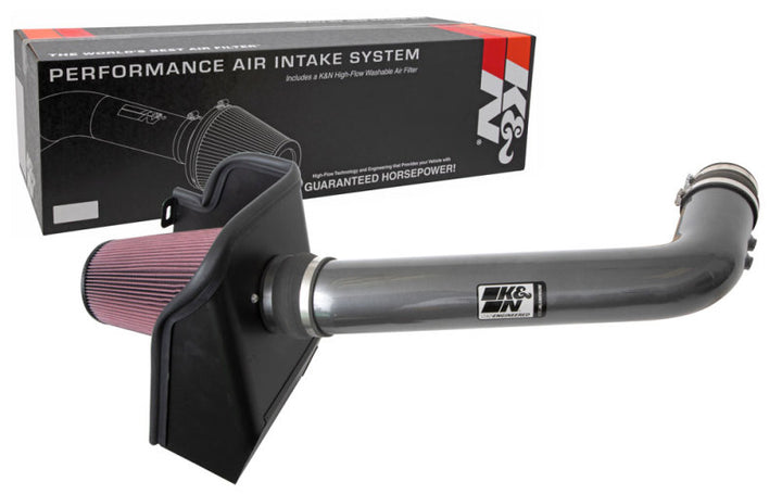K&N 2020 Ford F250/350 6.2L V8 High Flow Performance Intake Kit - Bull Strap