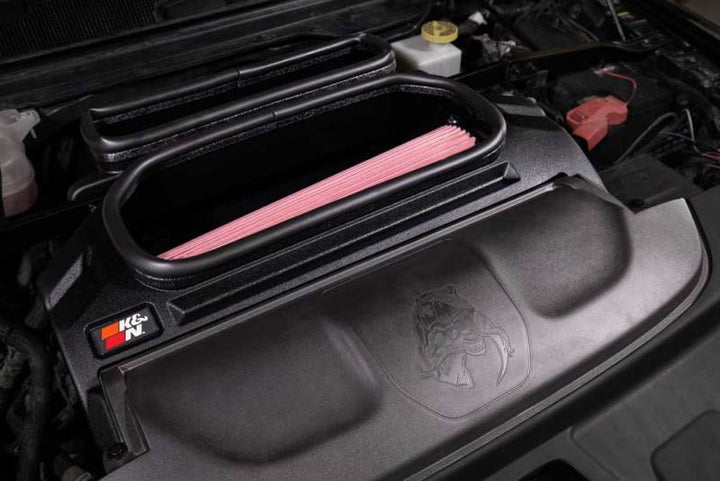 K&N 2021-2022 Dodge RAM 1500 TRX V8-6.2L AirCharger Intake - Bull Strap