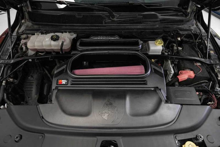 K&N 2021-2022 Dodge RAM 1500 TRX V8-6.2L AirCharger Intake - Bull Strap