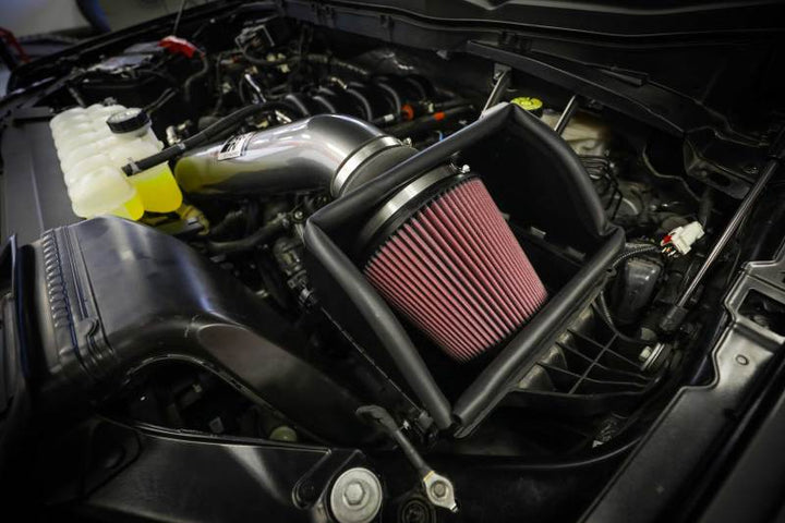 K&N 2021+ Ford F-150 V8-5.0L F/I High Flow Performance Intake Kit - Bull Strap