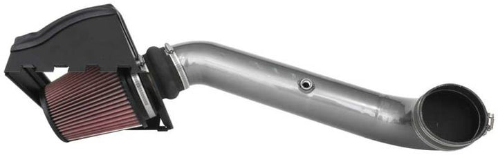 K&N 2021+ Ford F-150 V8-5.0L F/I High Flow Performance Intake Kit - Bull Strap