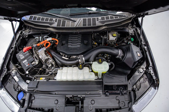 K&N 2021+ Ford F150 V6-3.5L/2.7L F/I AirCharger Performance Intake - Bull Strap