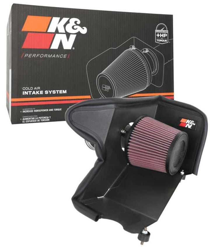 K&N 2021+ Hyundai Elantra L4-2.0L F/I Typhoon Performance Air Intake System - Bull Strap