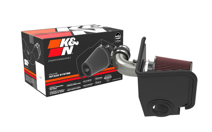K&N 2021 Mazda 3 2.5L Turbo L4 Silver Typhoon Intake - Bull Strap