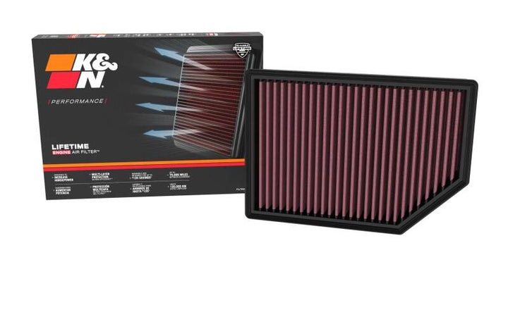 K&N 2022+ Jeep Grand Wagoneer Replacement Air Filter - Bull Strap