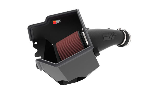 K&N 2022 Jeep Grand Wagoneer V8-6.4L Performance Air Intake System - Bull Strap