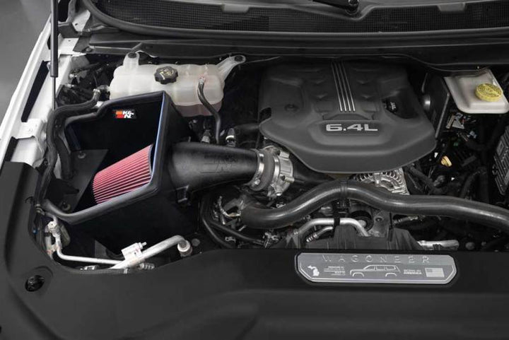 K&N 2022 Jeep Grand Wagoneer V8-6.4L Performance Air Intake System - Bull Strap