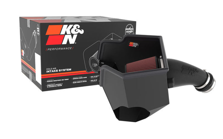 K&N 2022 Jeep Grand Wagoneer V8-6.4L Performance Air Intake System - Bull Strap
