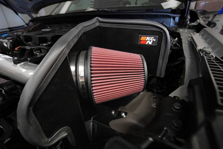 K&N 2022 Nissan Frontier V6 3.8LPerformance Air Intake System - Bull Strap
