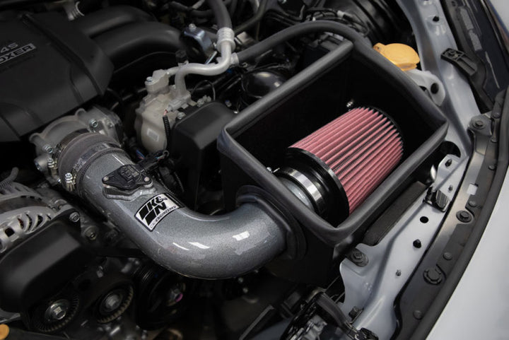 K&N 2022 Subaru BRZ 2.4L Typhoon Performance Air Intake System - Bull Strap