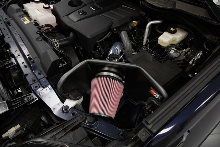 K&N 2022 Toyota Tundra V6-3.5L F/I Performance Air Intake System - Bull Strap