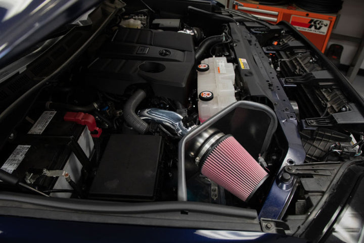 K&N 2022 Toyota Tundra V6-3.5L F/I Performance Air Intake System - Bull Strap