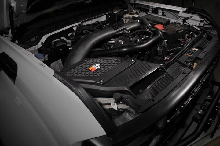 K&N 2023 Ford Bronco Raptor V6 3.0L F/I 63 Series AirCharger Performance Air Intake System - Bull Strap
