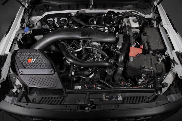 K&N 2023 Ford Bronco Raptor V6 3.0L F/I 63 Series AirCharger Performance Air Intake System - Bull Strap