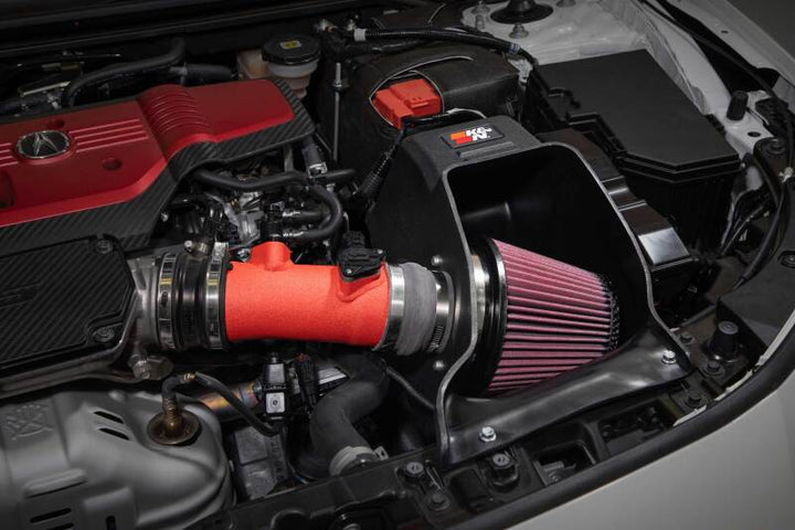 K&N 2023+ Honda Civic Type R / 2024+ Acura Integra Type S Performance Air Intake System - Bull Strap