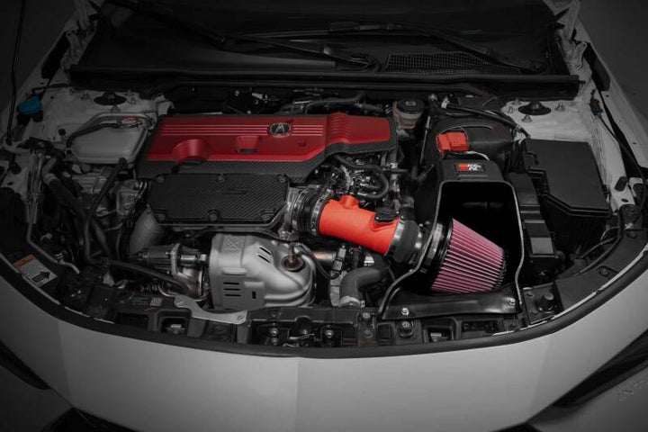 K&N 2023+ Honda Civic Type R / 2024+ Acura Integra Type S Performance Air Intake System - Bull Strap