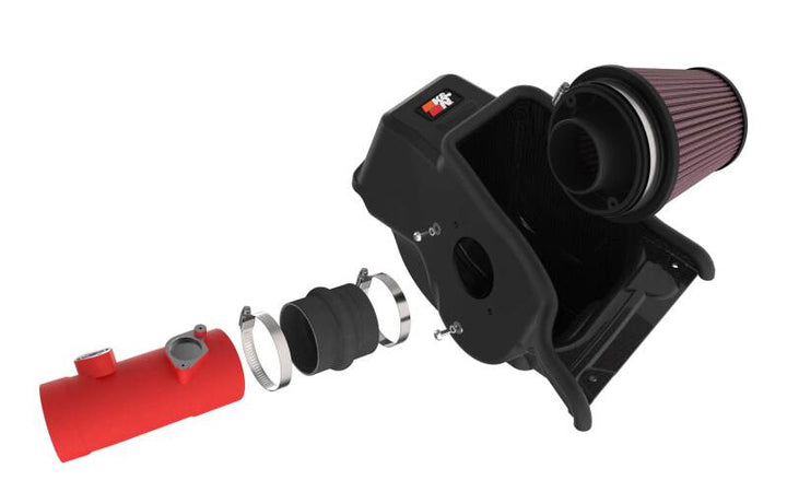 K&N 2023+ Honda Civic Type R / 2024+ Acura Integra Type S Performance Air Intake System - Bull Strap