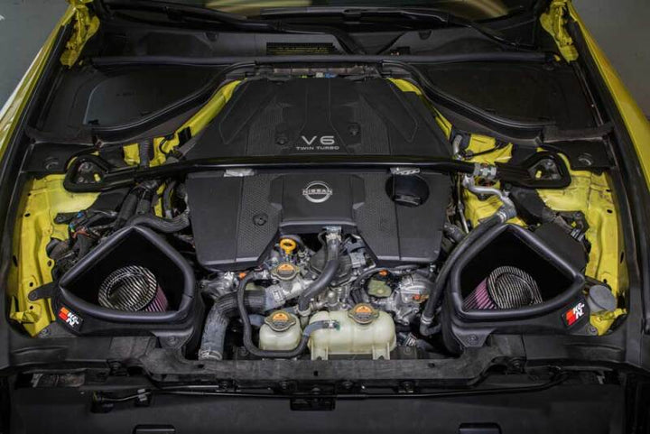 K&N 2023+ Nissan Z 3.0L V6 69 Series Typhoon Cold Air Intakes - Bull Strap