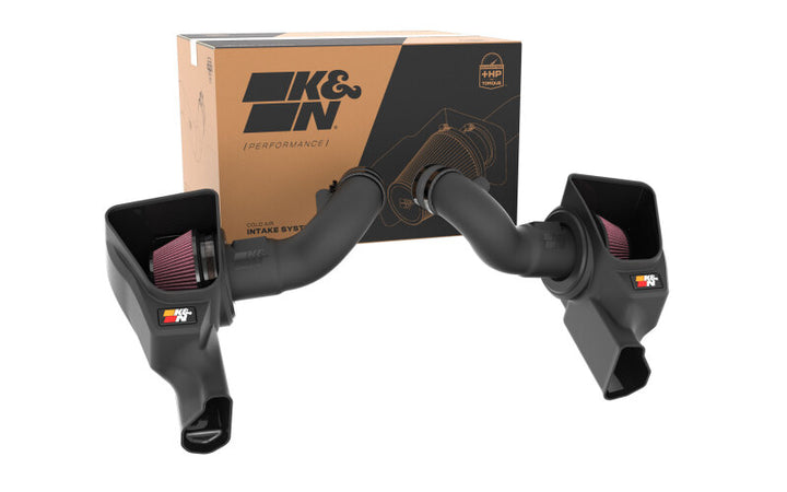 K&N 2024 Ford Mustang GT 63 Series Air Intake - Bull Strap