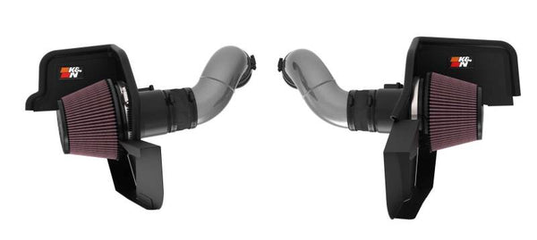 K&N 2024+ Ford Mustang V8 5.0L Typhoon Performance Air Intake System - Bull Strap