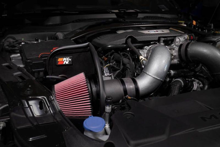 K&N 2024+ Ford Mustang V8 5.0L Typhoon Performance Air Intake System - Bull Strap