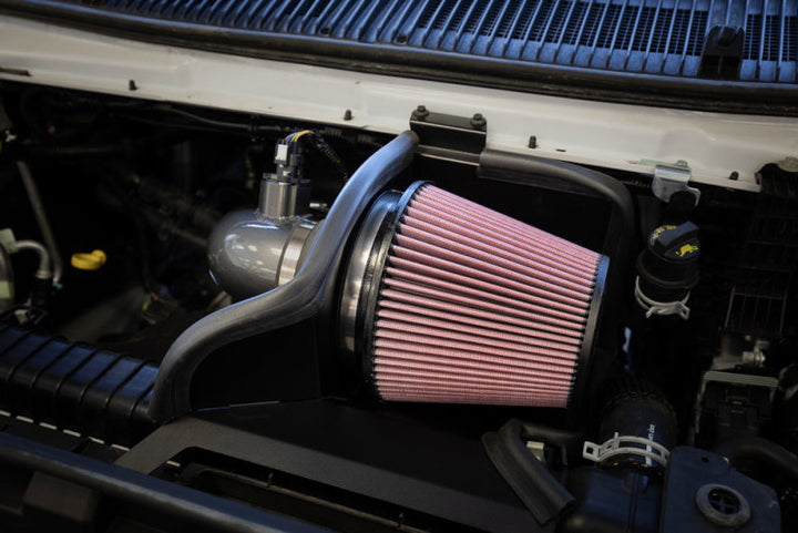 K&N 21-22 Ford E350/450 V8-7.3L Performance Air Intake Kit - Bull Strap
