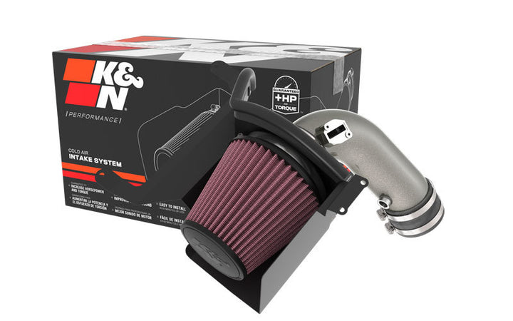 K&N 21-22 Ford E350/450 V8-7.3L Performance Air Intake Kit - Bull Strap