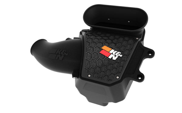 K&N 21-22 Jeep Wrangler JL V8-6.4L AirCharger Performance Intake - Bull Strap