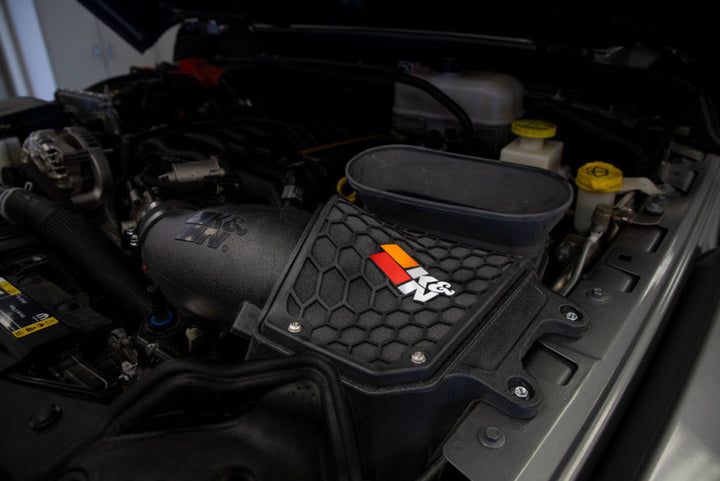K&N 21-22 Jeep Wrangler JL V8-6.4L AirCharger Performance Intake - Bull Strap