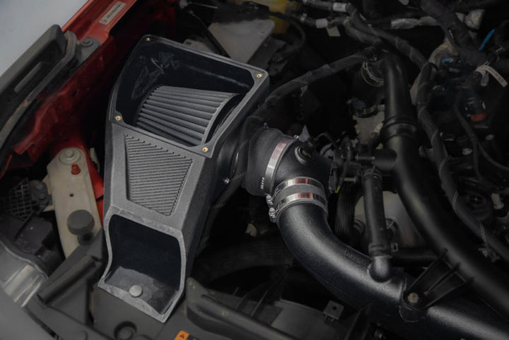K&N 21-23 Ford Bronco 2.7L V6 F/I DRYFLOW Performance Air Intake System - Bull Strap