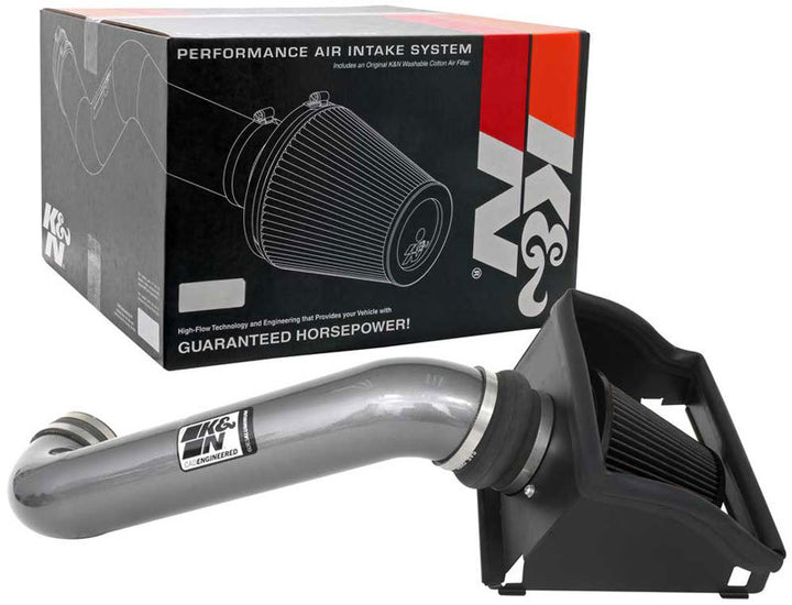 K&N 21-23 Ford F-150 5.0L V8 Performance Air Intake System - Bull Strap