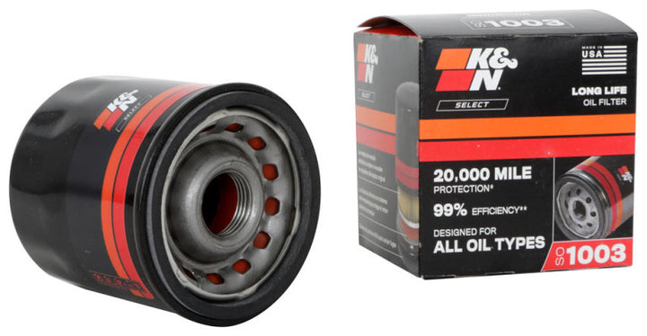 K&N 21-23 Lexus ES250 2.5L L4 / 19-23 Lexus ES300h 2.5L L4 Spin-On Oil Filter - Bull Strap