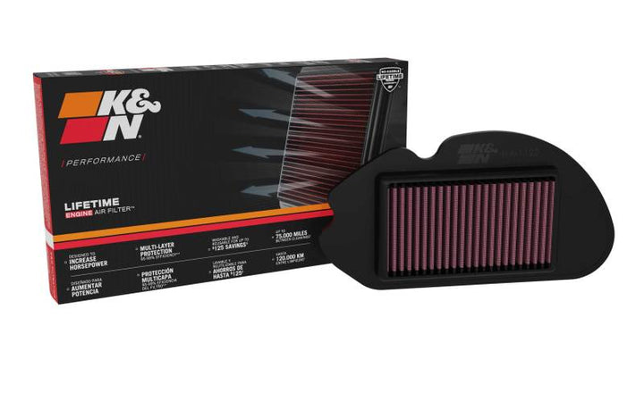 K&N 22-23 Honda NVA110B NAVI 109CC - Replacement Air Filter - Bull Strap