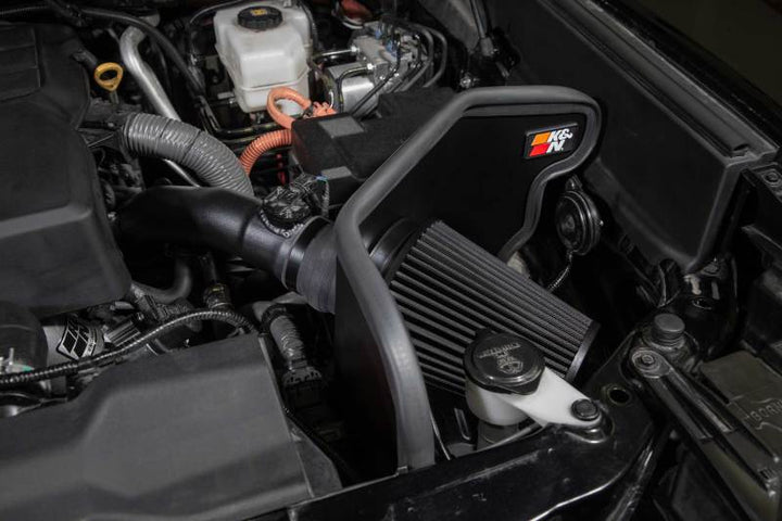 K&N 22-23 Toyota Tundra V6- 3.5L Blackhawk Performance Intake Kit - Bull Strap