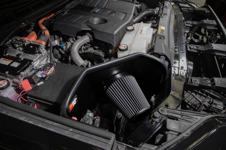 K&N 22-23 Toyota Tundra V6- 3.5L Blackhawk Performance Intake Kit - Bull Strap