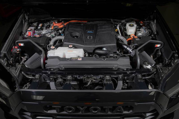 K&N 22-23 Toyota Tundra V6- 3.5L Blackhawk Performance Intake Kit - Bull Strap