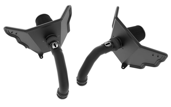 K&N 22-23 Toyota Tundra V6- 3.5L Blackhawk Performance Intake Kit - Bull Strap