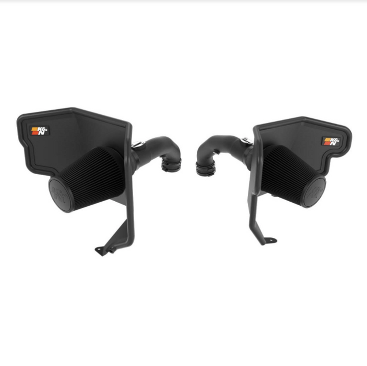 K&N 22-23 Toyota Tundra V6- 3.5L Blackhawk Performance Intake Kit - Bull Strap