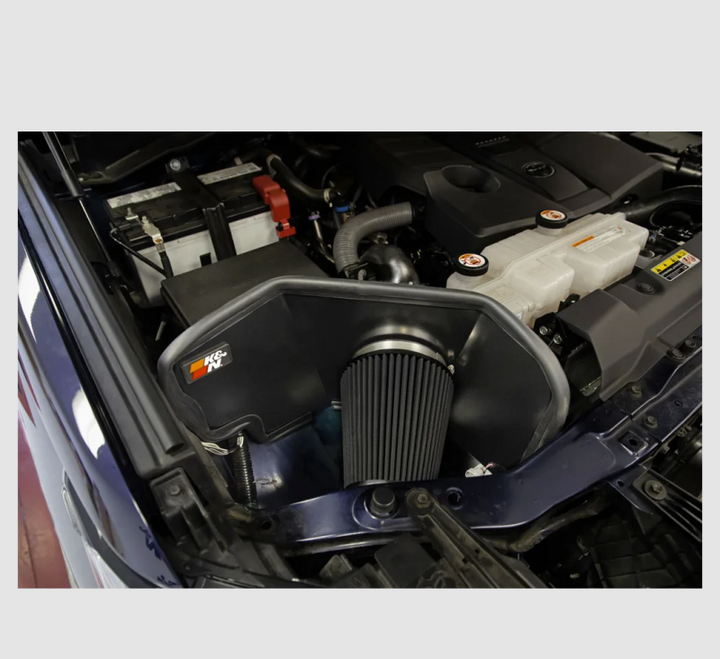 K&N 22-23 Toyota Tundra V6- 3.5L Blackhawk Performance Intake Kit - Bull Strap