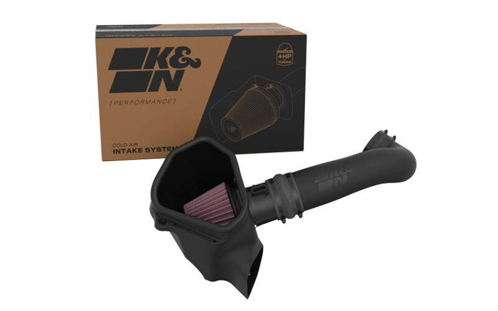 K&N 22-24 Cadillac CT5 6.2L V8 Performance Air Intake System - Bull Strap